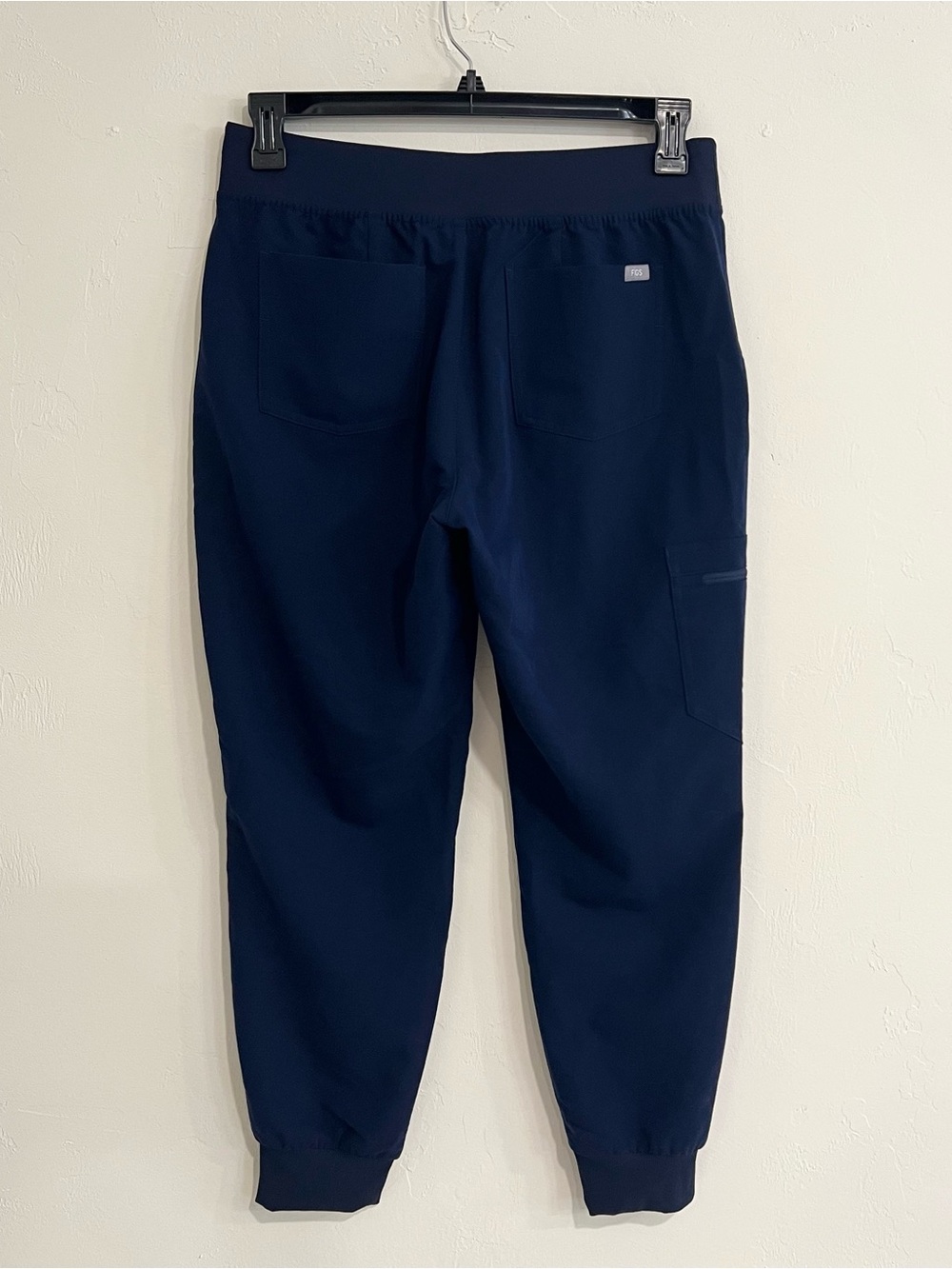 Figs Zamora Navy Blue Scrub Pants Size Medium Petite Healthcare Nurse Medical - Picture 4 of 6